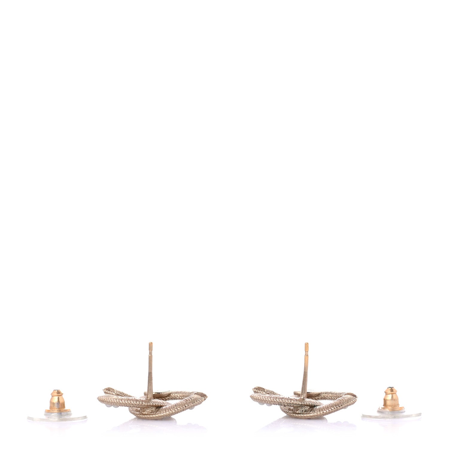 Chanel Pearl CC Earrings Gold 6 of 8