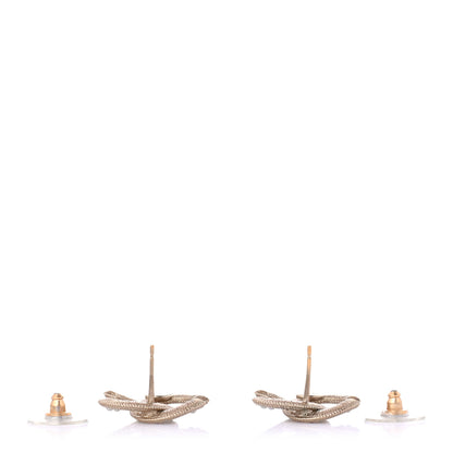 Chanel Pearl CC Earrings Gold 6 of 8