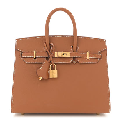 Hermes Epsom Birkin Sellier 25 Gold 1 of 11
