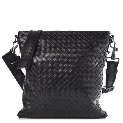 Bottega Veneta Nappa Intrecciato Crossbody Bag Nero Black 1 of 16