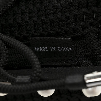 Jimmy Choo Veles Knit Pearly Lace Up Sneaker 36.5 Black 8 of 9