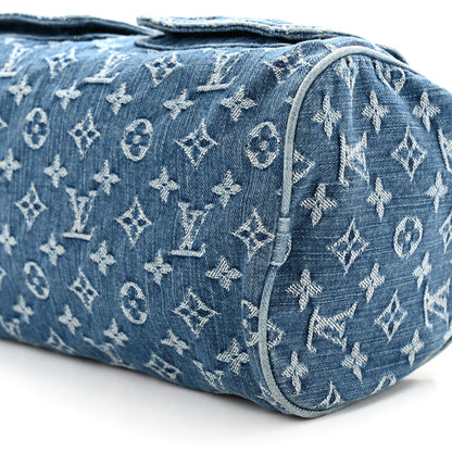 Louis Vuitton Monogram Denim Neo Speedy Blue 9 of 11