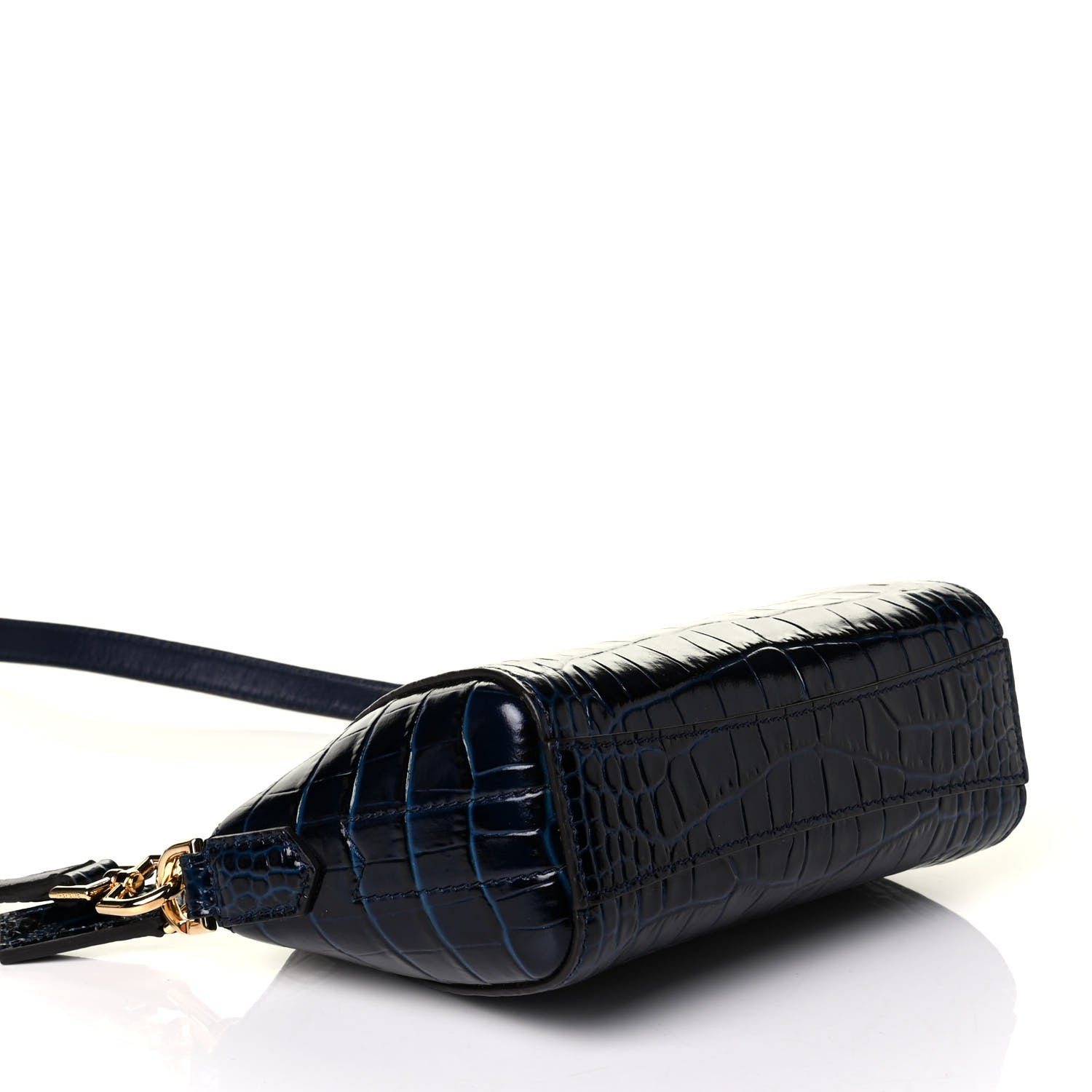 Givenchy Calfskin Crocodile Embossed Nano Antigona Navy 3 of 5