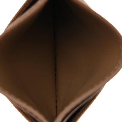 Burberry Grainy Calfskin Vintage Check Sandon Card Case Tan 5 of 8