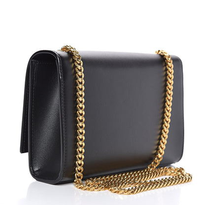 Saint Laurent Calfskin Small Classic Monogram Kate Tassel Satchel Black 3 of 9