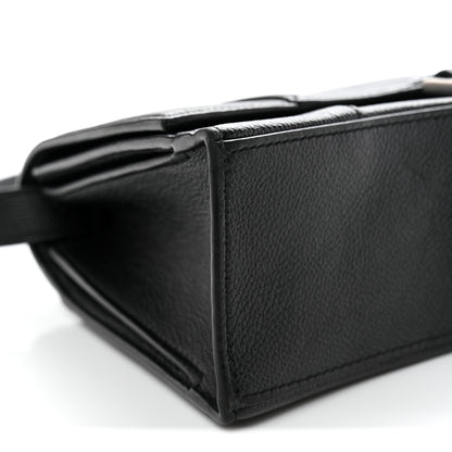 Balenciaga Grained Calfskin Small Hourglass Sling Shoulder Bag Black 9 of 14