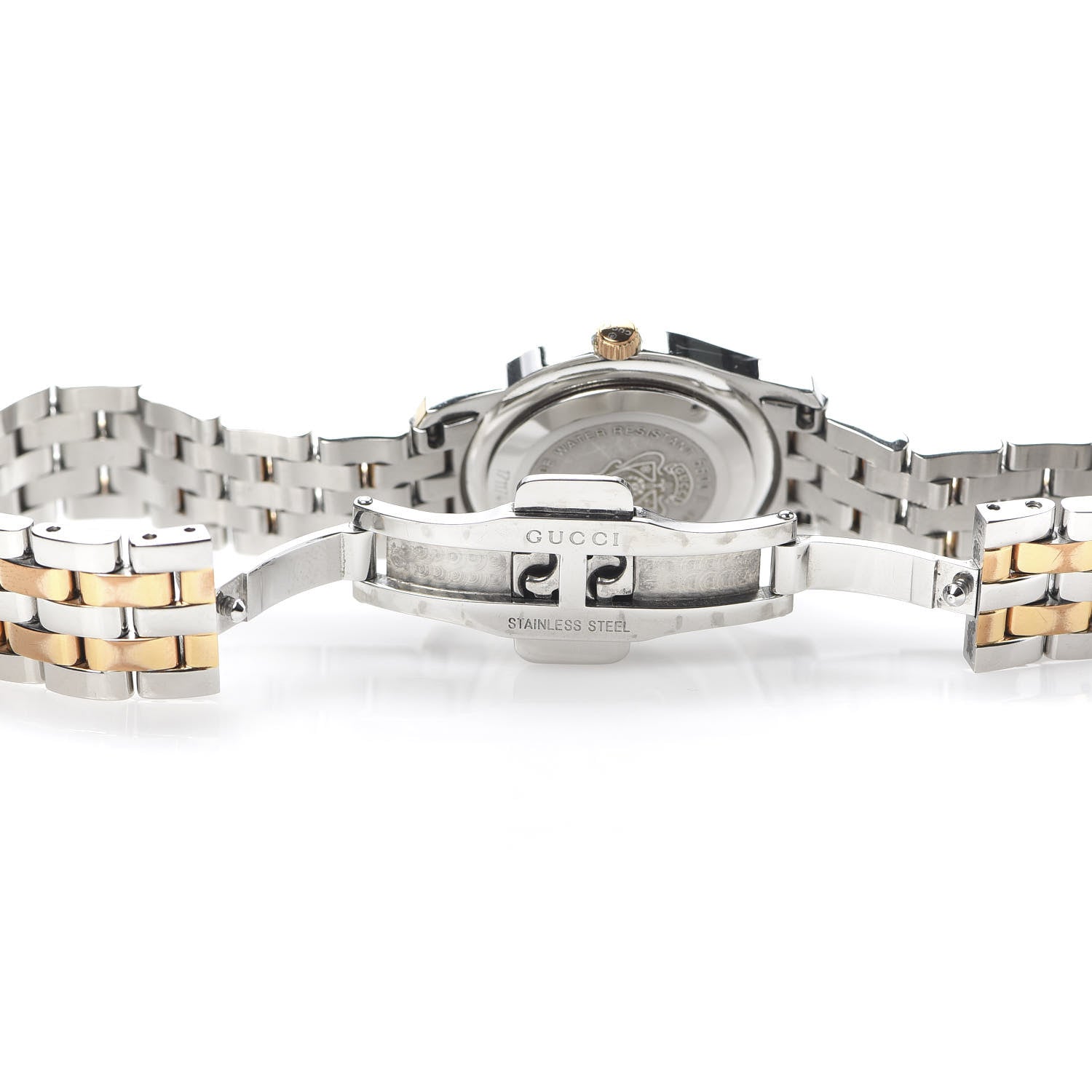 Gucci Stainless Steel Mother of Pearl 27mm 5500L Two Tone Quartz Watch 6 of 7