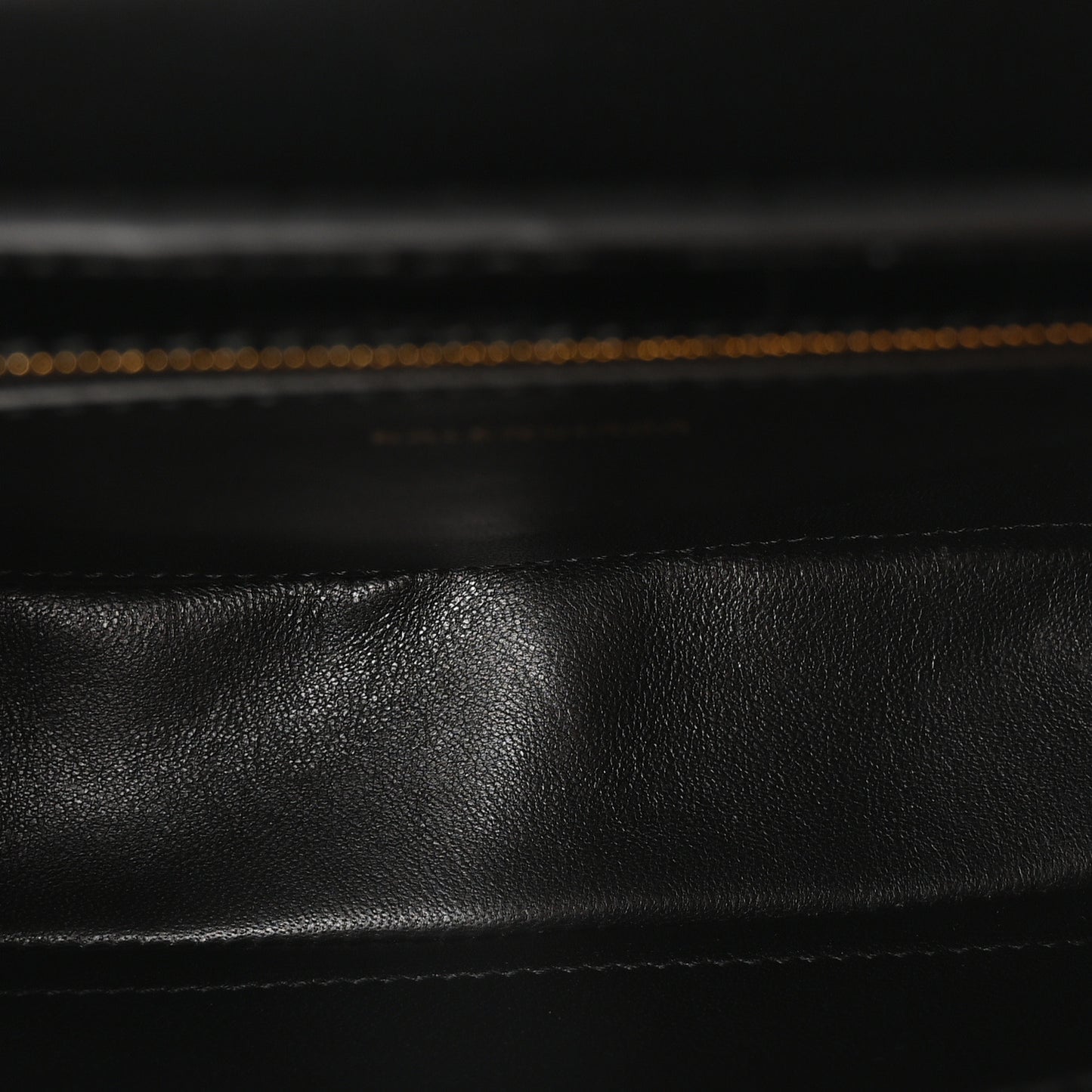 Shiny Super Supple Calfskin Crocodile Embossed Medium XX Flap Bag Black