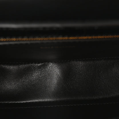 Balenciaga Shiny Super Supple Calfskin Crocodile Embossed Medium XX Flap Bag Black 5 of 11