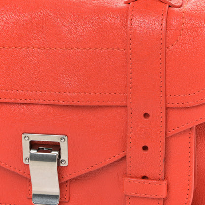 Proenza Schouler Lambskin Tiny PS1 Satchel Fire Red 8 of 15