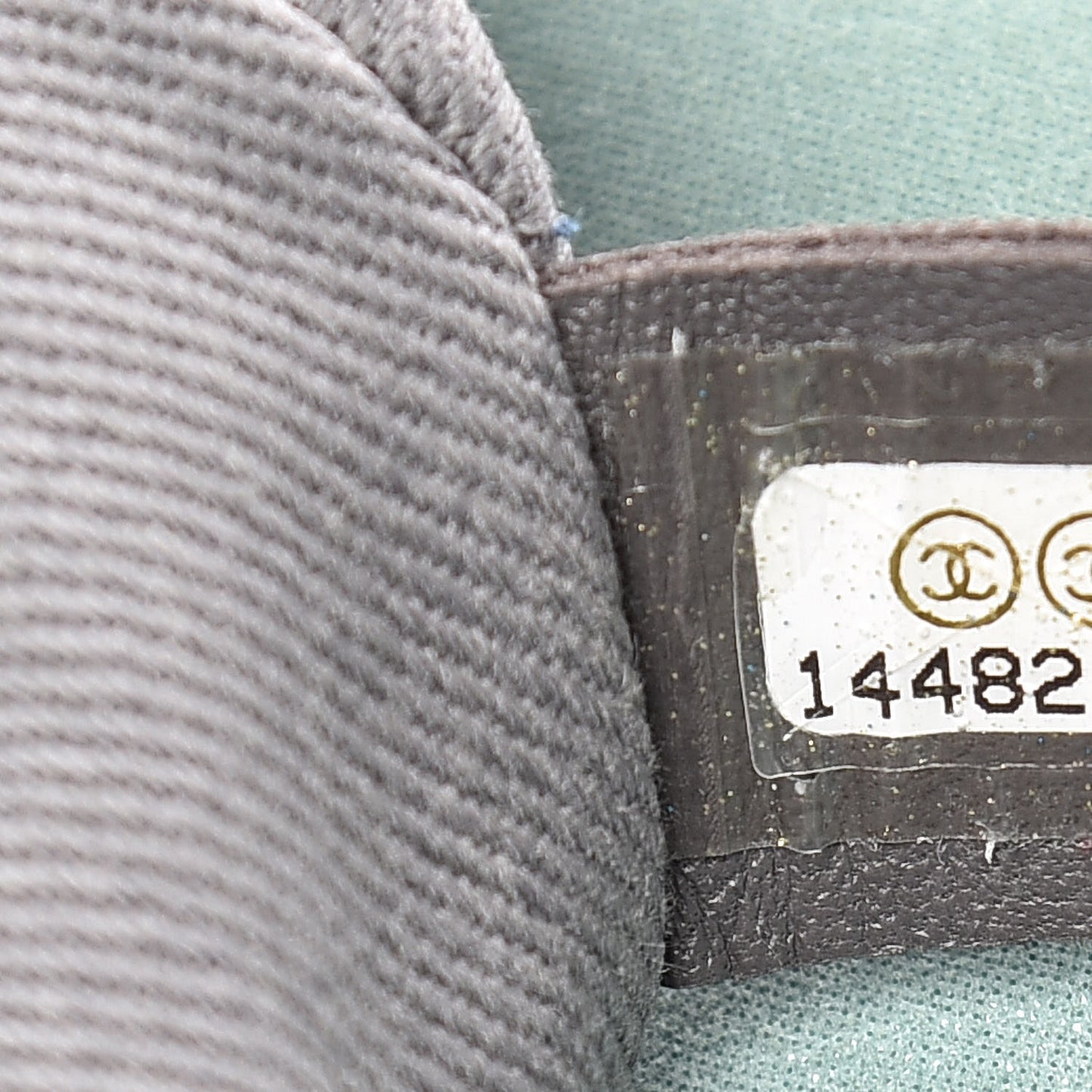 Iridescent Calfskin Glint Flap Green
