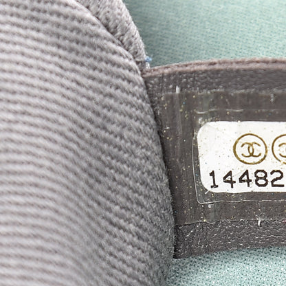 Chanel Iridescent Calfskin Glint Flap Green 7 of 14