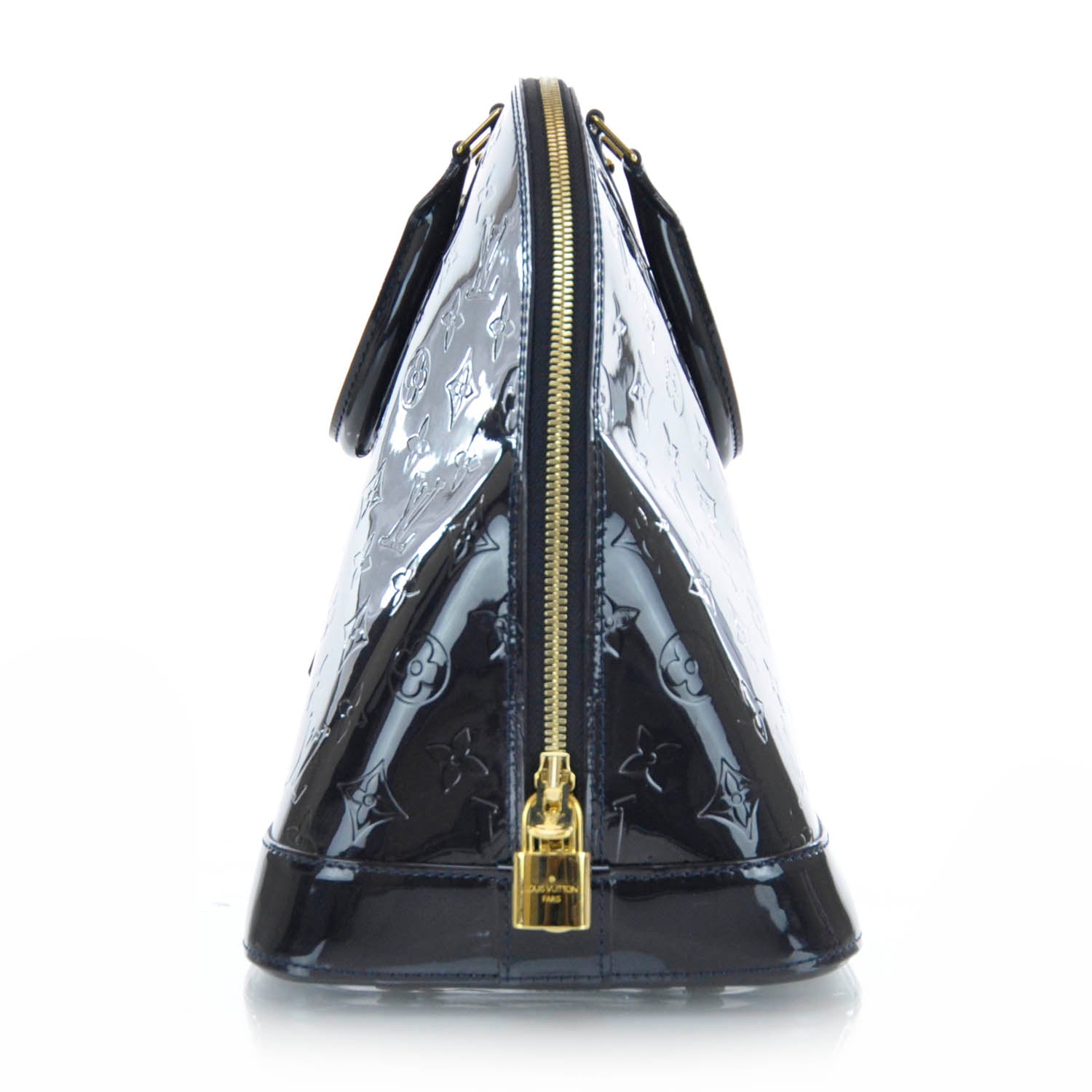 Louis Vuitton Vernis Alma MM Blue Infini 3 of 9