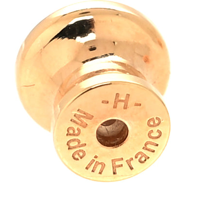 Hermes Gold Lacquered Mini Pop H Earrings Orange 5 of 6