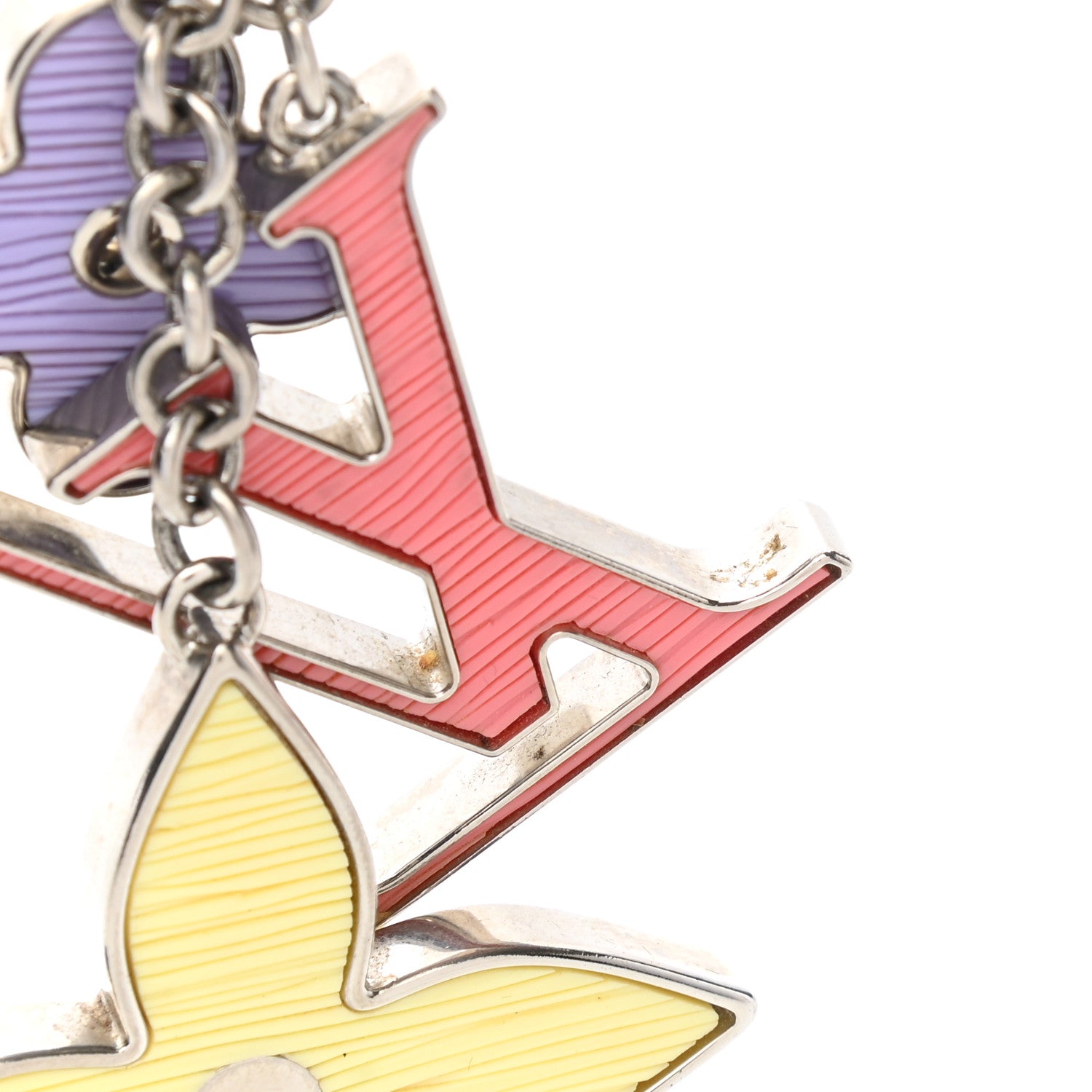 Louis Vuitton Fleur d Epi Bag Charm Pastels 3 of 6