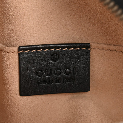 Gucci Calfskin Matelasse GG Marmont Belt Bag 75 30 Black 6 of 13