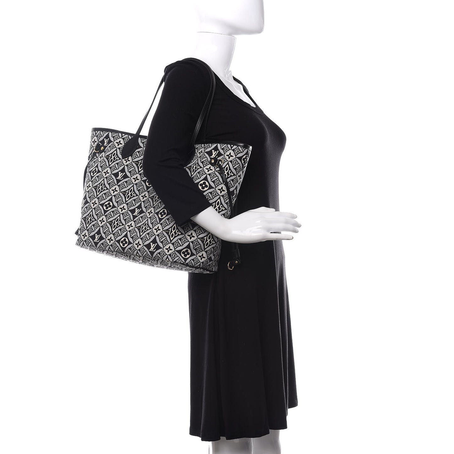 Jacquard Since 1854 Neverfull MM Grey