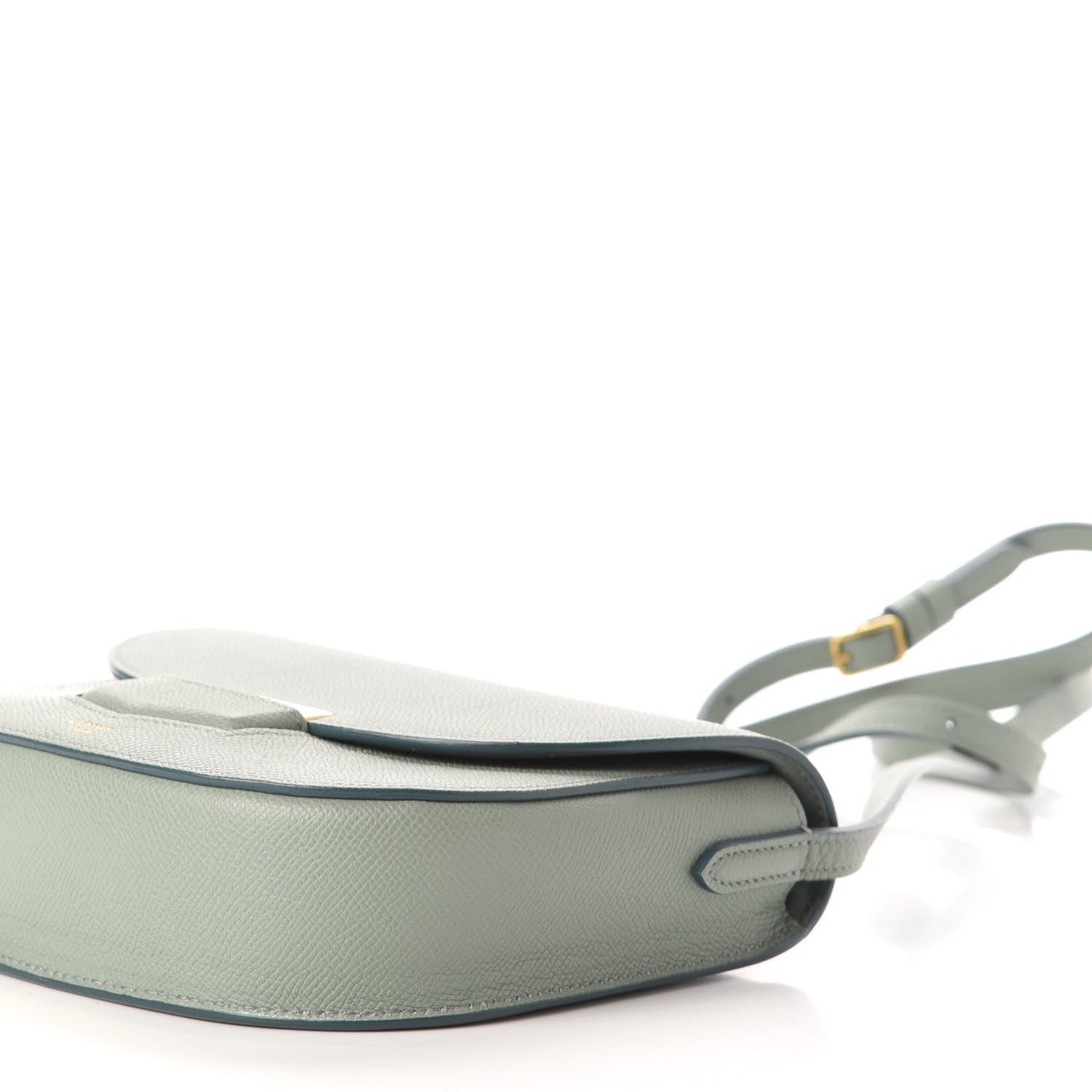 Celine Grained Calfskin Small Trotteur Jade 8 of 9