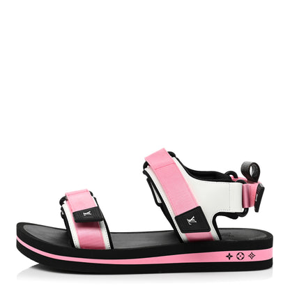 Louis Vuitton Monogram Flat Arcade Sandals 41 Pink 1 of 10