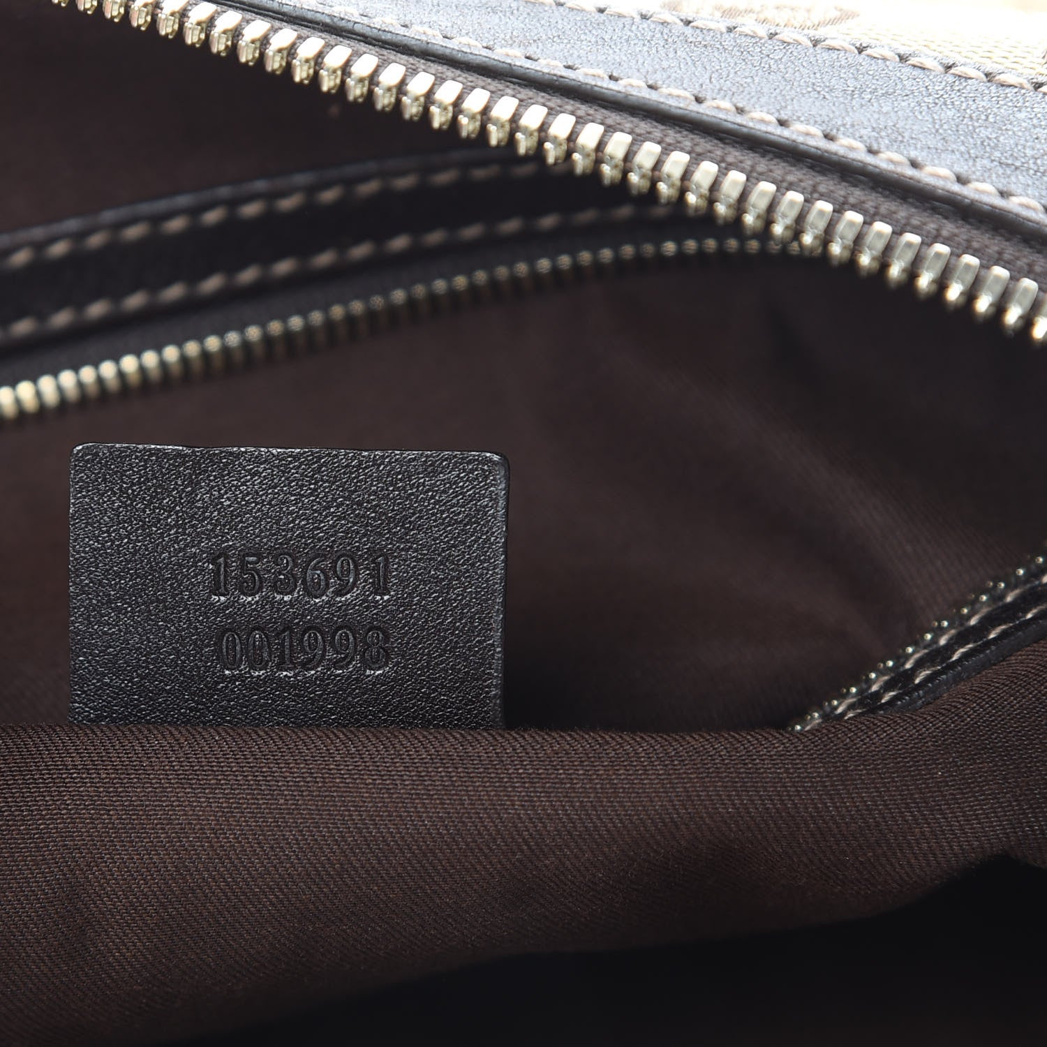 Gucci Monogram Web Studded Pelham Shoulder Bag Dark Brown 7 of 13