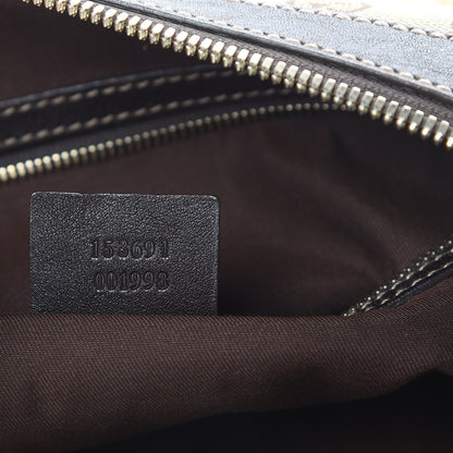 Gucci Monogram Web Studded Pelham Shoulder Bag Dark Brown 7 of 13