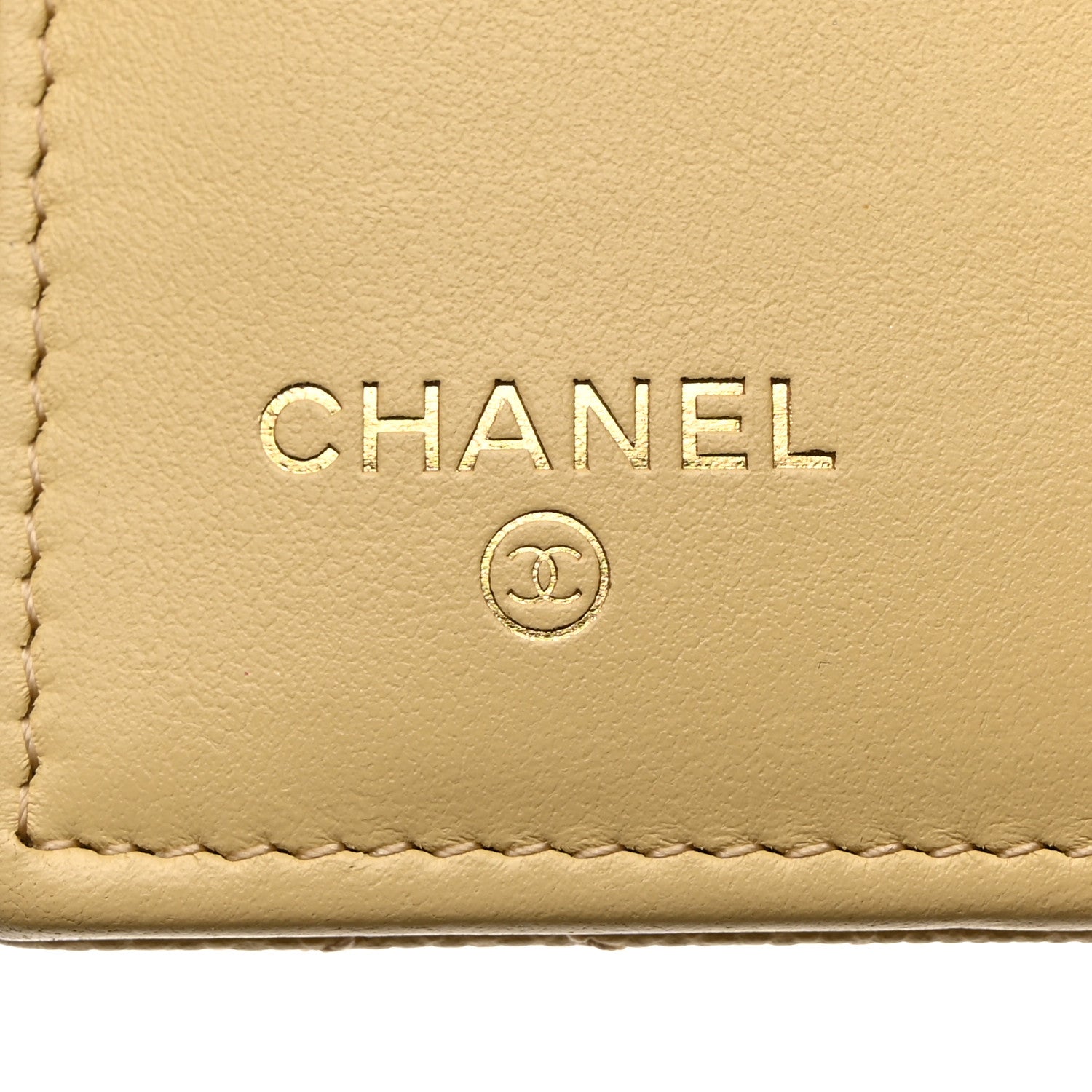 Chanel Caviar Quilted Medium Flap Wallet Light Yellow 6 of 9