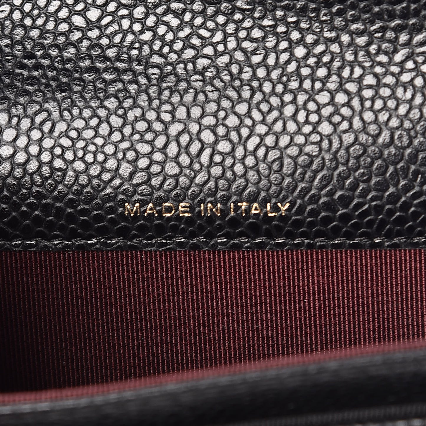 Caviar Quilted Flap Card Holder Black