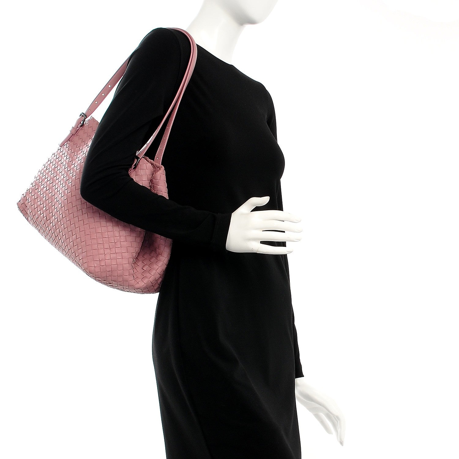 Bottega Veneta Nappa Intrecciato Medium Seamless Tote Glicine 2 of 8