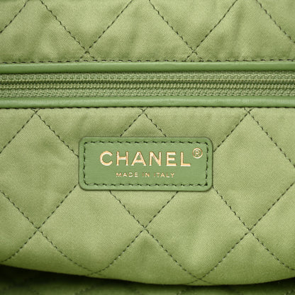 Chanel Shiny Caviar Quilted Small Chanel 22 Green 7 of 11