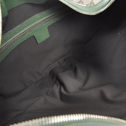 Gucci Monogram Web Bamboo Ring Hobo Green 6 of 10