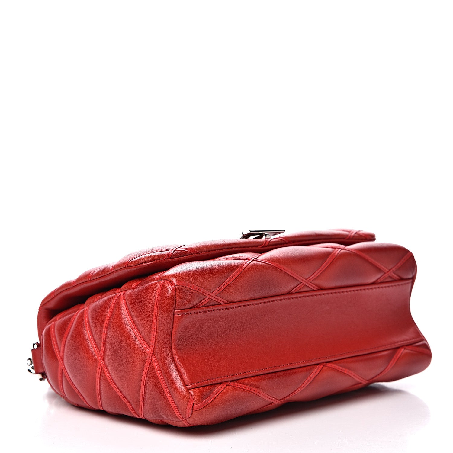 Louis Vuitton Lambskin Malletage GO-14 PM Red 3 of 13