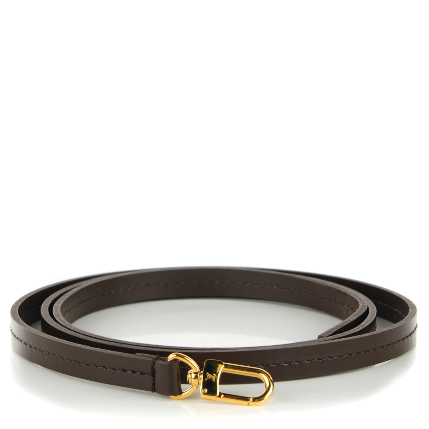 Louis Vuitton Calfskin 12mm Favorite Long Strap Brown 1 of 3