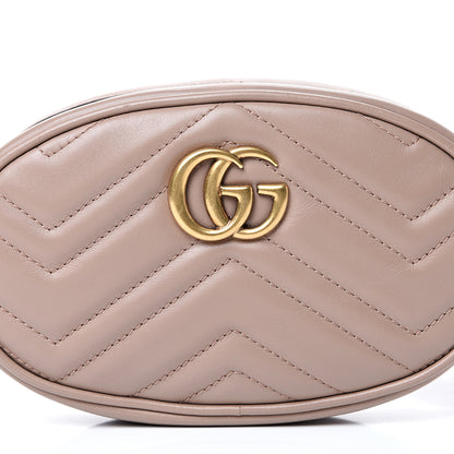 Gucci Calfskin Matelasse GG Marmont Belt Bag 85 34 Porcelain Rose 7 of 12