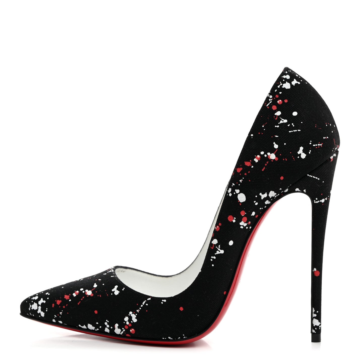 Toile So Kate 120 Splash Pumps 39 Black Red White