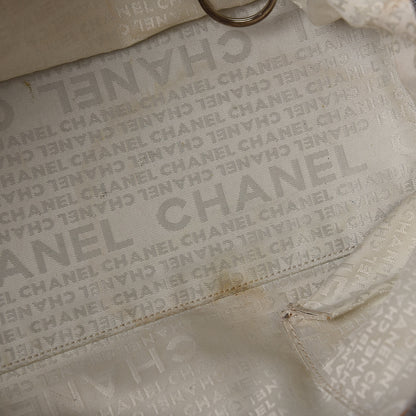 Chanel Caviar Square Stitched Tote Beige 10 of 11