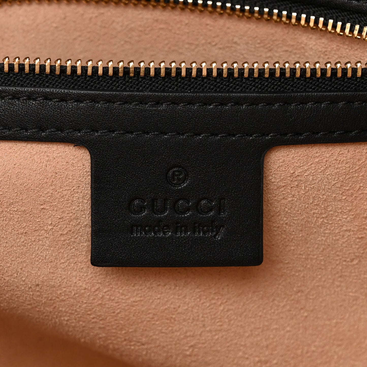 Guccissima Medium Padlock Tote Black