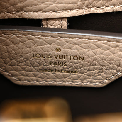 Louis Vuitton Taurillon Ayers Capucines BB Galet 6 of 9