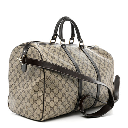 Gucci GG Plus Monogram Medium Carry On Duffle Bag Brown 3 of 12