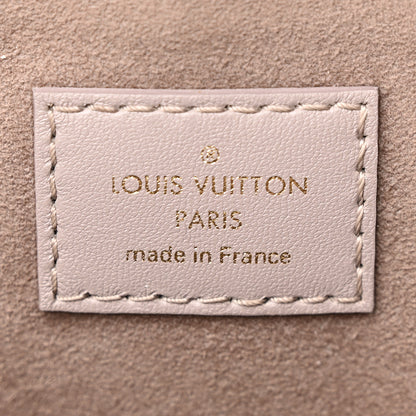 Louis Vuitton Lambskin Embossed Monogram Coussin MM Grey 10 of 27
