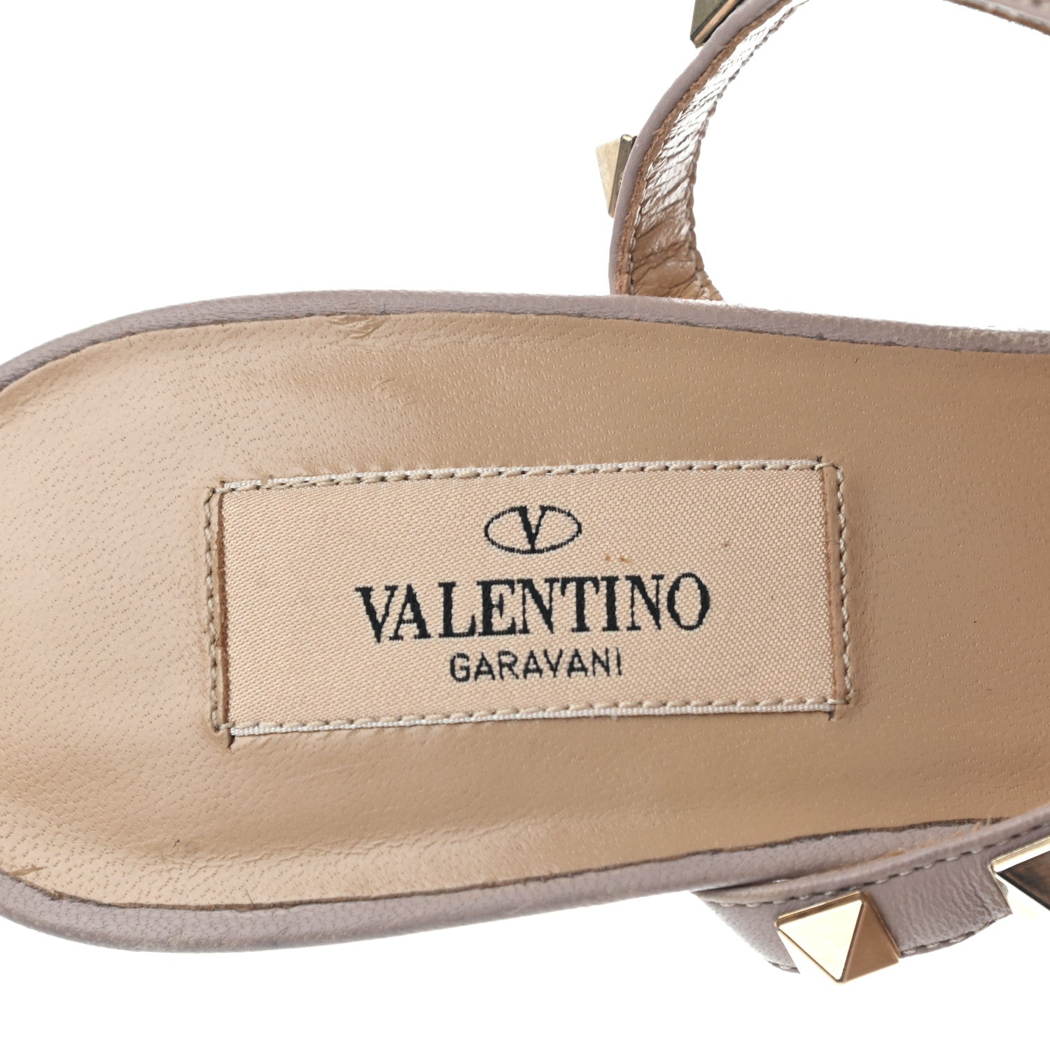 Valentino Garavani Patent Nappa Rockstud Ankle Strap 65mm Pumps 38.5 Peony Poudre 8 of 8