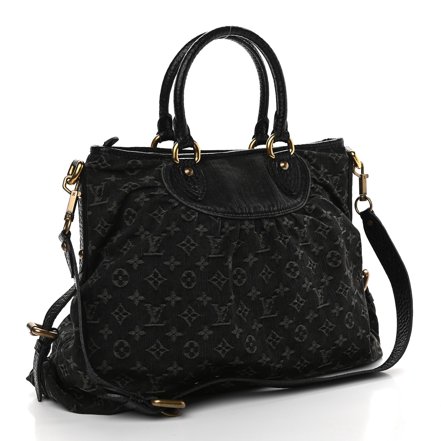 Louis Vuitton Denim Neo Cabby GM Black 3 of 10