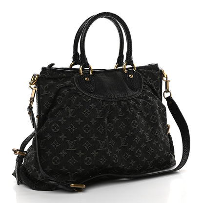 Louis Vuitton Denim Neo Cabby GM Black 3 of 10