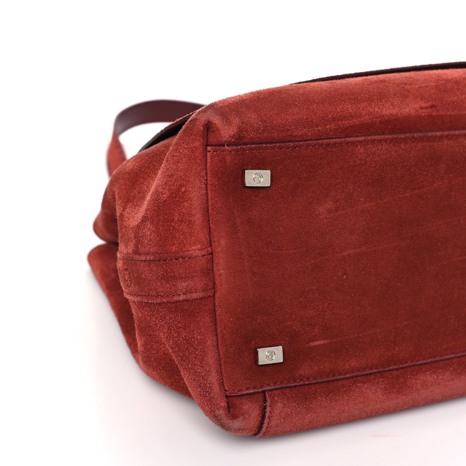 The Row Suede Sidekick Vermillion 7 of 8