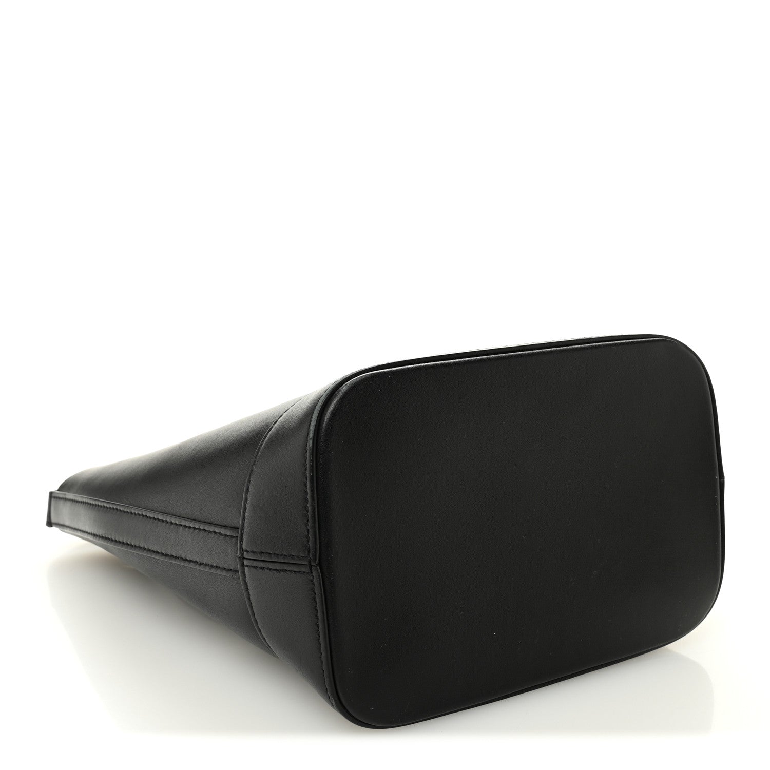 Celine Smooth Calfskin Small Cuir Triomphe Bucket Bag Black 4 of 12
