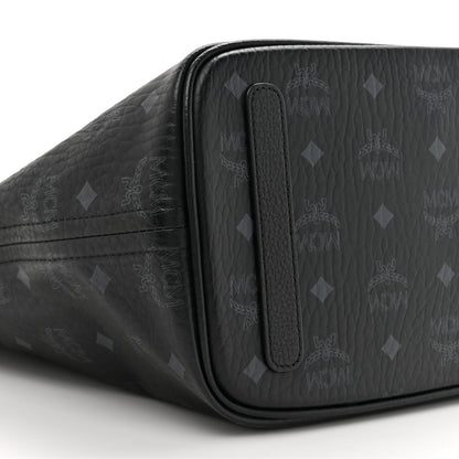 MCM Visetos Medium Liz Reversible Shopper Tote Black 17 of 18