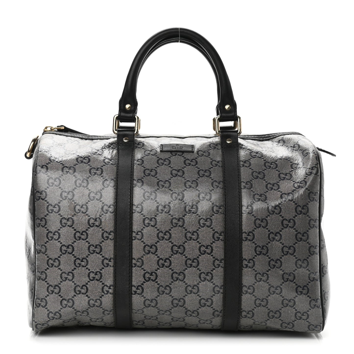 Crystal Monogram Medium Joy Boston Black