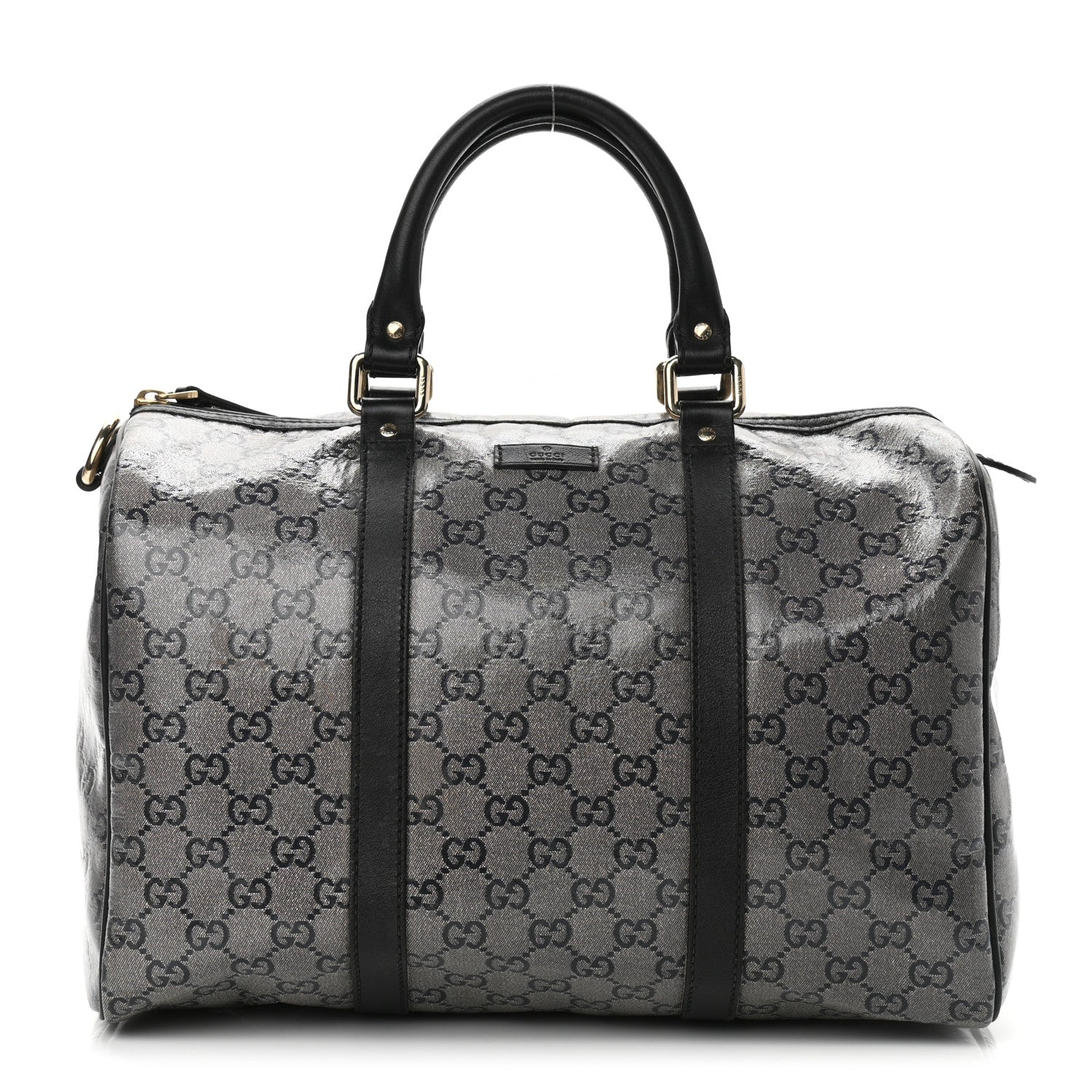 Gucci Crystal Monogram Medium Joy Boston Black 1 of 10