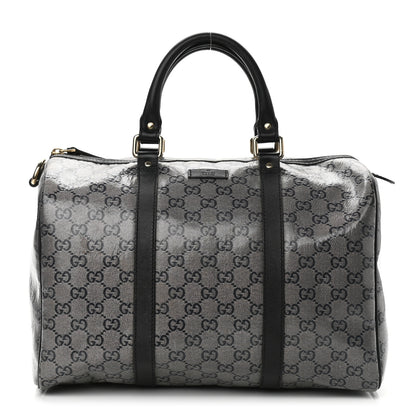 Gucci Crystal Monogram Medium Joy Boston Black 1 of 10