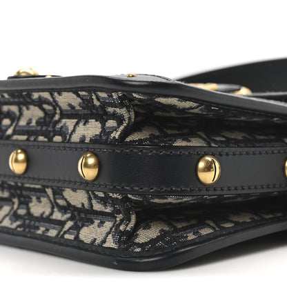 Christian Dior Oblique Square DiorAddict Flap Navy Blue 9 of 10