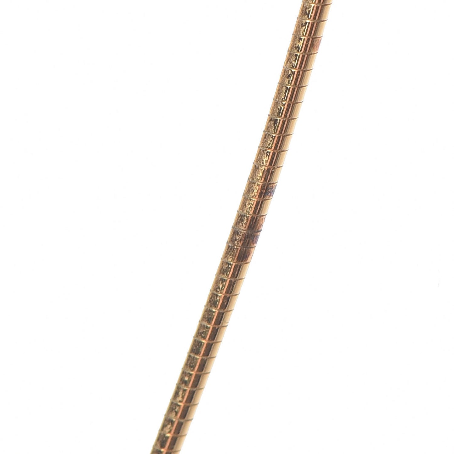 Lacquered Gold Pop H Pendant Necklace Plume